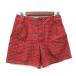  Beams Golf BEAMS GOLF брюки юбка-брюки проверка M красный красный /YI женский 