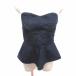  балкон and bed Balcony and Bed Denim bare top Denim pe слива F индиго /YK женский 
