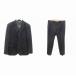 bi обезьяна noVISARUNO костюм выставить tailored jacket необшитый на спине слаксы брюки 180cm-B чёрный черный /YK мужской 