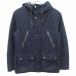  United Arrows A DAY IN THE LIFE UNITED ARROWS с хлопком жакет Zip выше общий подкладка капот шерсть M темно-синий /YK мужской 