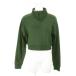  ковер ставрида японская .mLAGUA GEM футболка тренировочный с высоким воротником длинный рукав половина Zip короткий обратная сторона шерсть F зеленый зеленый /AH9 женский 