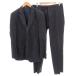  Hugo Boss HUGO BOSS костюм выставить жакет брюки шерсть 48 темно-синий темно-синий /FF #GY62 мужской 