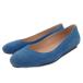  Tod's TOD'S плоская обувь раунд tu замша 34 синий голубой /FF #GY62 женский 