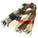  Burberry BURBERRY половина mega проверка кашемир muffler палантин многоцветный бежевый серый /SS #OS #GY62 женский 