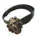  Gianni Versace Versace .GIANNI VERSACE лев head пряжка ремень кожа 95/110 чёрный черный /SS #OS #GY62