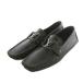  Louis Vuitton LOUIS VUITTON Monte Carlo линия мокасины LV Logo Loafer кожа 8 26.5cm чёрный черный /MI #GY62 мужской 