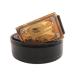  Dolce &amp; Gabbana Dolce&Gabbana DOLCE&amp;GABBANA ремень Logo plate заклепки кожа чёрный черный /FF #GY62 мужской 