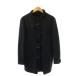  Armani koretsio-niARMANI COLLEZIONI полупальто "даффл коут" шерсть кашемир .46 темно-синий /DO #GY57 мужской 
