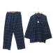  Comme Ca Ism COMME CA ISM пижама салон одежда верх и низ рубашка длинный рукав брюки лодыжка длина в клетку темно-синий темно-синий /YS19 #GY58 мужской 