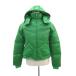  J Crew J.CREW пуховик средний длина с капюшоном . Zip выше палец дыра S зеленый зеленый /SY44 #GY61 мужской 