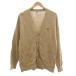  Lee LEE SPORTS WEAR кардиган лен linen Logo вышивка 38 бежевый /JS #GY53 мужской 