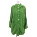  Junko Shimada часть 2 JUNKO SHIMADA part2f- dead пальто L зеленый зеленый одноцветный с капюшоном . длинный рукав /SJ #GY58 женский 