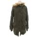  Natural Beauty Basic NATURAL BEAUTY BASIC Mod's Coat S хаки с мехом капот кнопка имеется карман /RG #GY58reti
