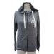  не использовался товар Nike NIKE Zip выше Parker средний длина Logo принт S серый /SM46 #GY58 женский 