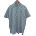  Callaway CALLAWAY Golf одежда рубашка-поло половина Zip M многоцветный окантовка рисунок короткий рукав /SM25 #GY59 мужской 