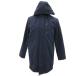HK WORKS LONDON с хлопком пальто LL темно-синий темно-синий с капюшоном . длинный длина /YS9 #GY59 мужской 