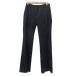  Est ne-shonESTNATION flare pants 36 S чёрный черный полоса рисунок длинный длина /YS32 #GY58 женский 
