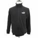  Puma PUMA спорт одежда блузон жакет L чёрный черный Zip выше средний длина /YS16 #GY58 мужской 