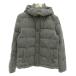  Michel Klein Homme M.K HOMME пуховик блузон шерсть . двойной Zip капот удален возможно 46 M серый /MG #GY58 мужской 