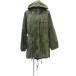  E hyphen world gallery E HYPHEN WORLD GALLERY Mod's Coat милитари пальто длинный длина хаки с капюшоном #GY58 женский 