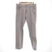  Lanvin LANVIN брюки слаксы распорка Silhouette 48 серый /JS #GY60 мужской 