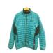  Srixon SRIXON × Descente DESCENTE с хлопком жакет LL синий зеленый голубой зеленый длинный рукав стеганое полотно воротник-стойка /MN12 #GY61
