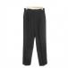  No-brand брюки шерсть 92Y5 чёрный черный two tuck полный length /MN15 #GY61 мужской 