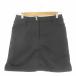  Munsingwear одежда MUNSINGWEAR Grand Slam юбка Golf 9 чёрный черный одноцветный мини длина передний карман /CK43 #GY61 женский 