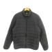  Uniqlo UNIQLO пуховик L чёрный черный воротник-стойка /MN18 #GY61 мужской 