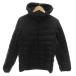  Uniqlo UNIQLO пуховик перо .M чёрный черный с капюшоном . длинный рукав одноцветный /KR #GY61 мужской 