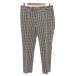  Aquascutum AQUASCUTUM проверка брюки слаксы стрейч 10 чай Brown темно-синий темно-синий /GV #GY61 мужской 