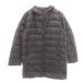  Uniqlo UNIQLO пуховик L чёрный черный с капюшоном . стеганое полотно длинный рукав /SJ #GY61 мужской 