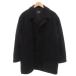  новый yo- машина NEWYORKER Пальто Честерфилд шерсть LARGE темно-синий темно-синий одноцветный постоянный цвет длинный рукав /SJ #GY61 мужской 