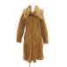  Banana Republic BANANA REPUBLIC мутоновое пальто жакет мех мех S чай Brown /JS #GY61 женский 