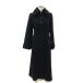  Comme Ca Du Mode COMME CA DU MODE пальто с отложным воротником длинный длина чёрный черный мех /SM16 #GY61 женский 