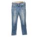  красный карта Denim брюки джинсы обтягивающий брюки 22 бледно-голубой голубой woshu обработка распорка /HO62 #GY58 женский 