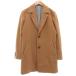  Comme Ca ko Mu nCOMME CA COMMUNE Пальто Честерфилд шерсть S оттенок коричневого длинный рукав nochi гонг peru одноцветный /ML #GY58 мужской 