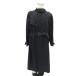 a ноги liallegri тренчкот весеннее пальто LL чёрный черный двойной кнопка воротник-стойка /HO43 #GY59 мужской 