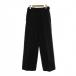  Adam et Rope Adam et Rope' широкий брюки 36 чёрный черный одноцветный распорка Silhouette полный length /PP #GY60 женский 