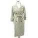 simplisite.SIMPLICITE тренчкот длинный длина F лен linen бежевый двойной breast /SM49 #ECB001 женский 