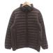  Uniqlo UNIQLO Ultra свет пуховик воротник-стойка нейлон L темно-коричневый 311-080220 /MG #ECB001 мужской 