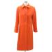  Iena IENA пальто с отложным воротником длинный длина orange /SM18 #ECD001 женский 