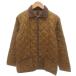  Lavenham LAVENHAM стеганная куртка чай Brown вельвет воротник кнопка ./HW #ECD001 мужской 