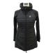  filler FILA GOLF Golf одежда с хлопком пальто S чёрный черный воротник-стойка Zip выше длинный длина /YS17 #ECD001 женский 
