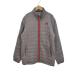  New balance NEW BALANCE с хлопком жакет Zip выше с высоким воротником Logo принт L серебряный серебряный красный красный 63280 #ECC001 мужской 