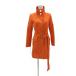  Le souk Le souk тренчкот весеннее пальто длинный длина 36 S orange воротник-стойка ремень имеется /SY31 #ECA001 женский 
