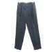  Papas Papas tuck слаксы брюки L темно-синий темно-синий длинный длина /YS29 #ECA002 мужской 