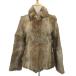  Ine nii.n.e nouie меховое пальто короткий мех кролика 2 чай Brown /SM25 #ECA002 женский 