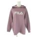  filler FILA тянуть Parker LL фиолетовый лиловый длинный рукав с капюшоном . Logo принт /AO31 #ECA002 женский 