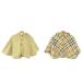  Burberry BURBERRY двусторонний жакет пончо накидка f-ti детская одежда бежевый одноцветный Logo вышивка noba проверка /MN7